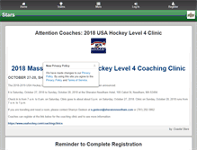 Tablet Screenshot of coastalstars.com